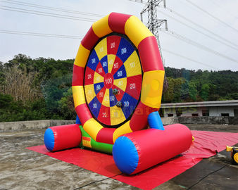 Interactive Inflatable Sports Games Soccer Dart Blow Up Football Goals