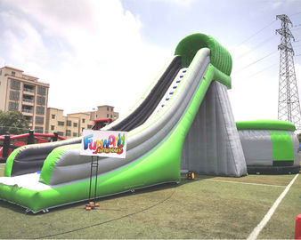 Green Kids Outdoor Inflatable Stunt Airbag