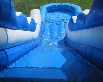 Customized Size 0.55mm Summer Commercial Inflatable Slide With Pool