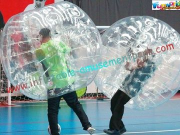 Transparent Human Inflatable Zorb Ball / Inflatable Bubble Soccer Ball For Sports