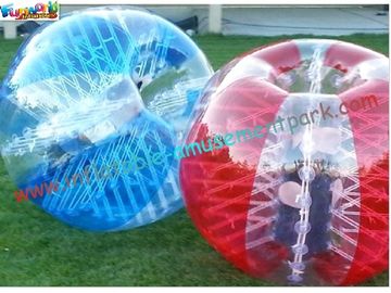 Colorful Large Inflatable Soccer Bubble Ball / Body Zorbing Ball Party