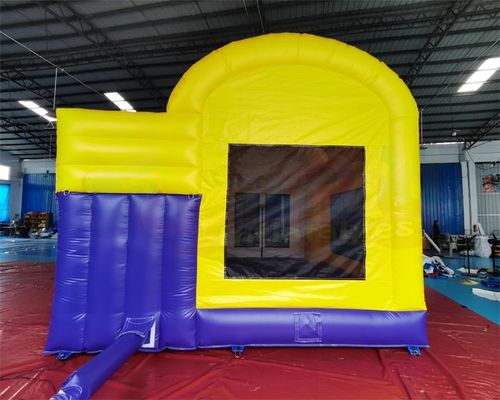 Kids Pink Jumping Combos Inflatable Bounce House For Hotel