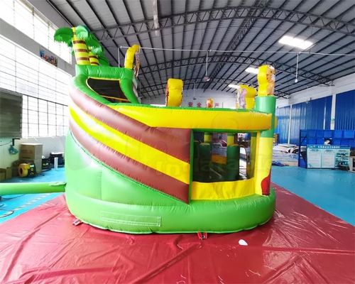 Toddler Jungle Park Jumping Combo Inflatable Bouncer Slide