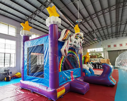 Children Unicorn Bouncy Castle Slide Inflatable Bounce House Combos