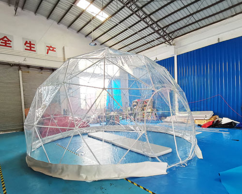 Garden Transparent 0.9mm PVC Inflatable Globe Tent