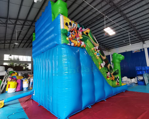 1000D Commercial Inflatable Slide Playground Jumping Bouncer