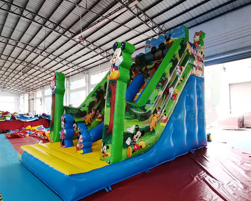 1000D Commercial Inflatable Slide Playground Jumping Bouncer