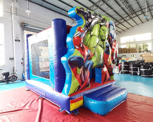 Monkey Inflatable Bouncer Slide Commercial Bounce House Combo