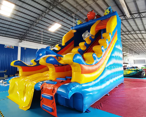 Animals 1000D Inflatable Bounce House Jumping Bouncer Slide