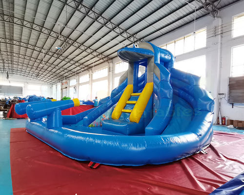 1000D Outdoor Inflatable Water Slides Backyard Bounce House