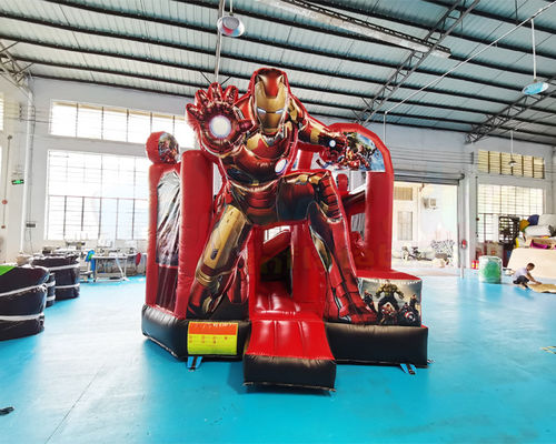 Party Inflatable Bouncer Slide Super Hero Toddler Bouncy Castle