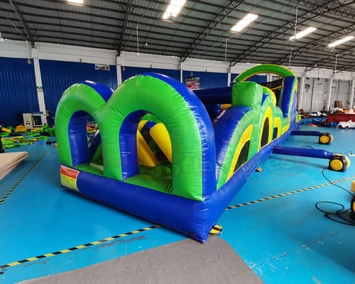 13.2X4.7X3M Inflatables Obstacle Course Adult Bounce House