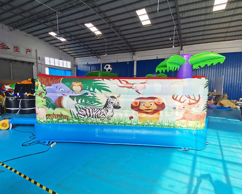 Animal Jumping Vinyl Inflatable Bounce Houses For Toddler