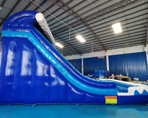 Double Side PVC Tarpaulin Inflatable Pool Slide For Advertisement