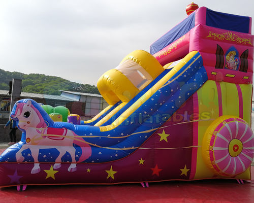 Unicorn Jumping Bouncy Castle Inflatable Bounce House With Slide