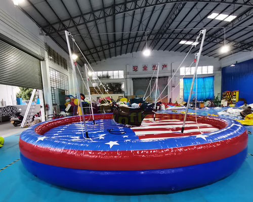 OEM Inflatable Mechanical Rodeo Bull Interactive Sport Fighting Games