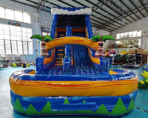 0.55mm PVC Inflatable Pool Water Slide Playground Jump Bouncer