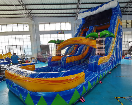 0.55mm PVC Inflatable Pool Water Slide Playground Jump Bouncer