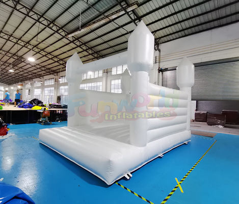 18OZ Inflatable Bounce Houses White Party Wedding Jumping Bouncer