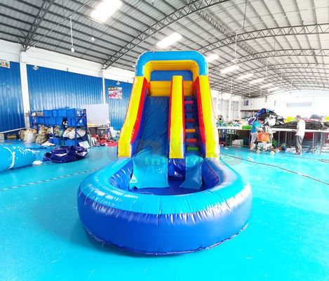 ODM Toddler Bouncy Castle Inflatable Water Slide With Pool