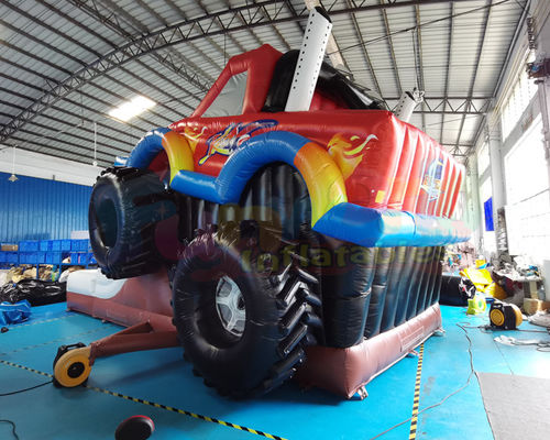 EN14960 Children Outdoor Inflatable Water Slides Customized Size