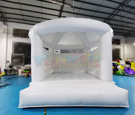 18OZ Inflatable Bounce Houses White Party Wedding Jumping Bouncer