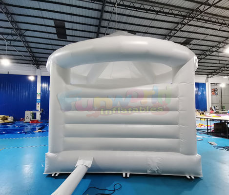 18OZ Inflatable Bounce Houses White Party Wedding Jumping Bouncer