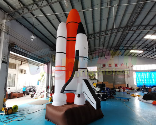 EN71 Multi Red Rocket Air Characters Advertising Inflatables