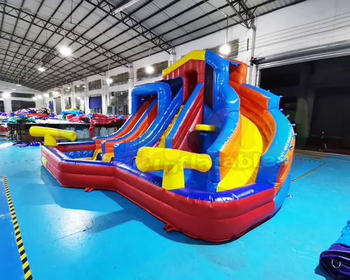 CE Outdoor Inflatable Water Slides Children Jumping Bounce House