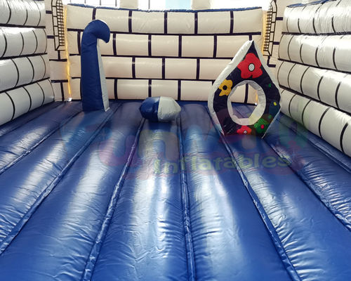 ODM Plato Inflatable Bounce Houses Digitial Printing Logo