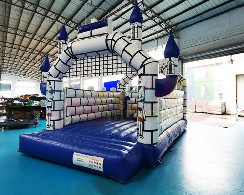 ODM Plato Inflatable Bounce Houses Digitial Printing Logo