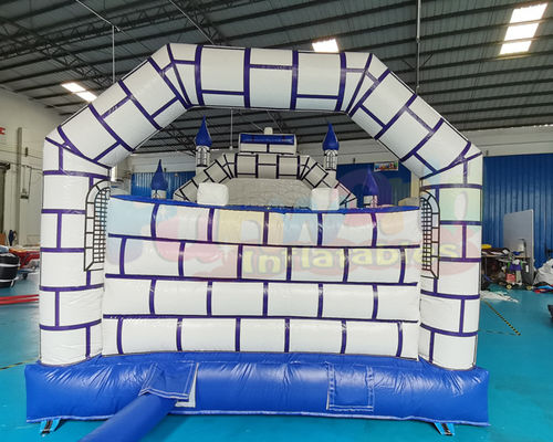 ODM Plato Inflatable Bounce Houses Digitial Printing Logo