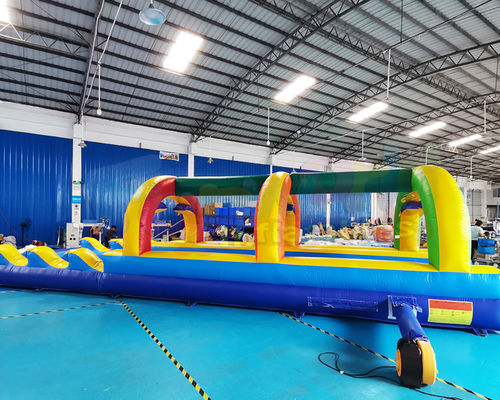 OEM Swimming Pool Inflatable Slip And Slide Jumping Bouncer