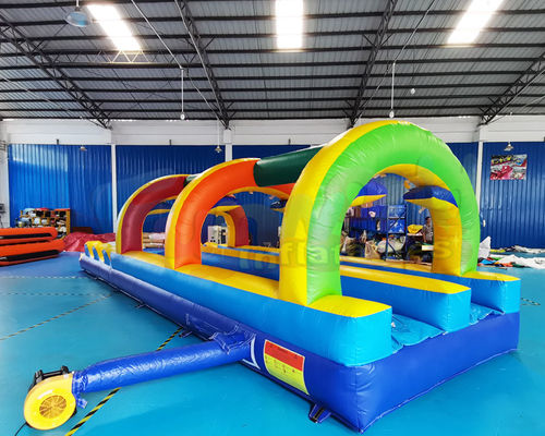 OEM Swimming Pool Inflatable Slip And Slide Jumping Bouncer