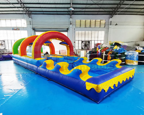 OEM Swimming Pool Inflatable Slip And Slide Jumping Bouncer