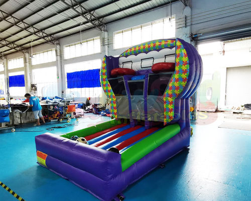 Commercial Shooting Ball Toss Inflatable Sports Games Basketball Goals