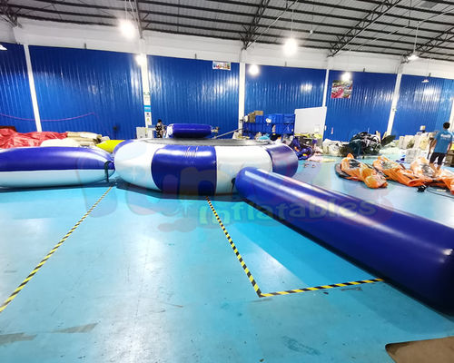 Mega Aqua Park Inflatable Water Trampoline Jumping Floating Games