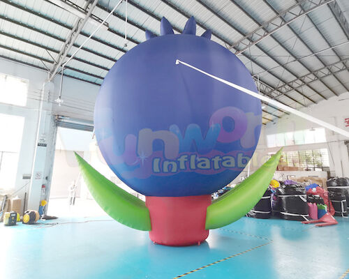 0.9mm PVC Tarpaulin Advertising Inflatables Flower Air Characters