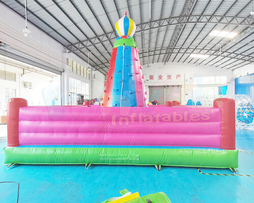 0.55mm PVC Inflatable Climbing Wall Jumping Bounce House