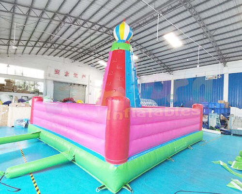 0.55mm PVC Inflatable Climbing Wall Jumping Bounce House