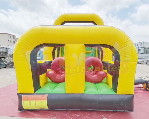 0.55mm PVC Tarpaulin Inflatable Obstacle Course For Advertisement