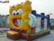 Spongebob Commercial Bouncy Castles , Inflatable Bouncer Slide CE / EN14960
