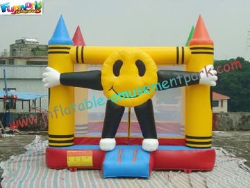 Clown Commercial Bouncy Castles /  Customized Bouncing Jumping House For Party