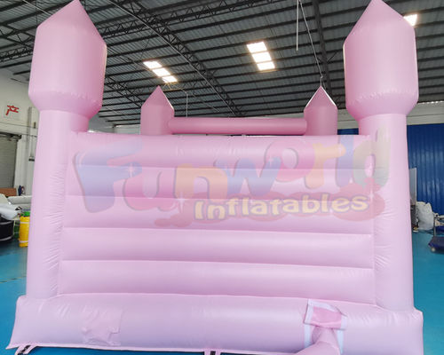 0.55mm PVC Inflatable Wedding Bounce House For Festival Activity