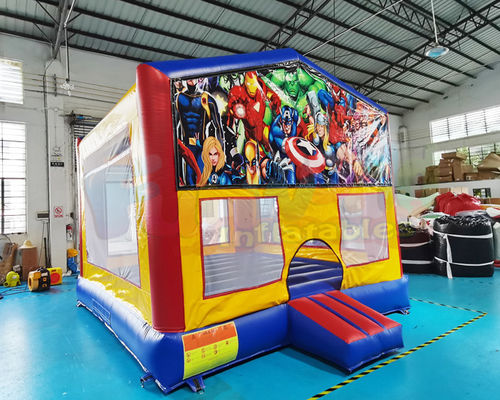 Advertisement 1000D Inflatable Bounce Houses Lovely Dog Jumping Bouncer