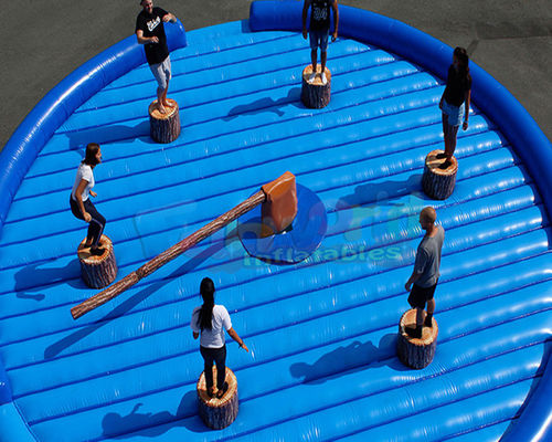 EN71 Inflatable Jousting Arena Interactive Last Man Standing Gladiator Game