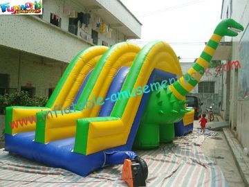 Cute Dragon Commercial Inflatable Water , Inflatable Slide Slip Toys