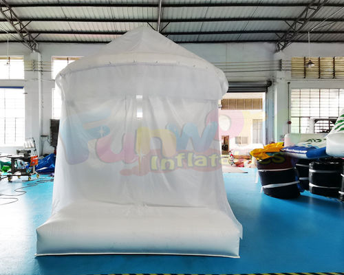 OEM Commercial Inflatable White Bouncy Castle For Kindergarten