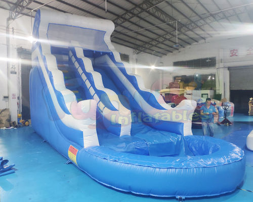 TUV Outdoor Inflatable Water Slides Kids Jumping Bounce House