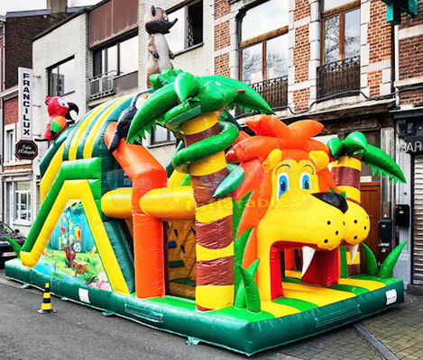 13.2X4.7X3M Inflatable Obstacle Course Playground Bounce House